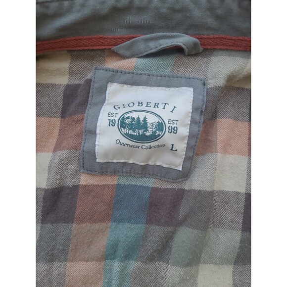 Gioberti Flannel Lined Snap button Shirt Shacket - Picture 6 of 10